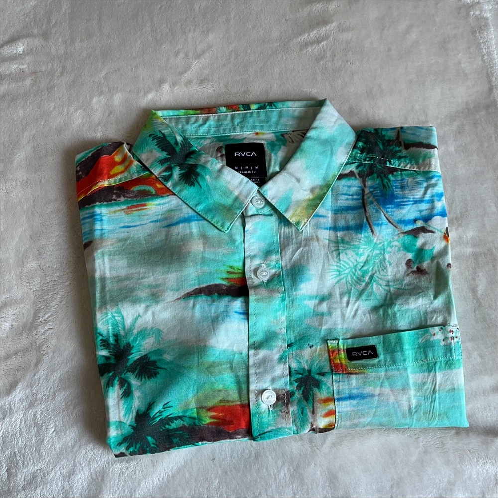 RVCA paradiso tropical print button down - Picture 10 of 10